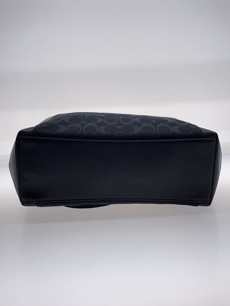 COACH Tote Bag Signature BLK All-over Pattern F54797 4