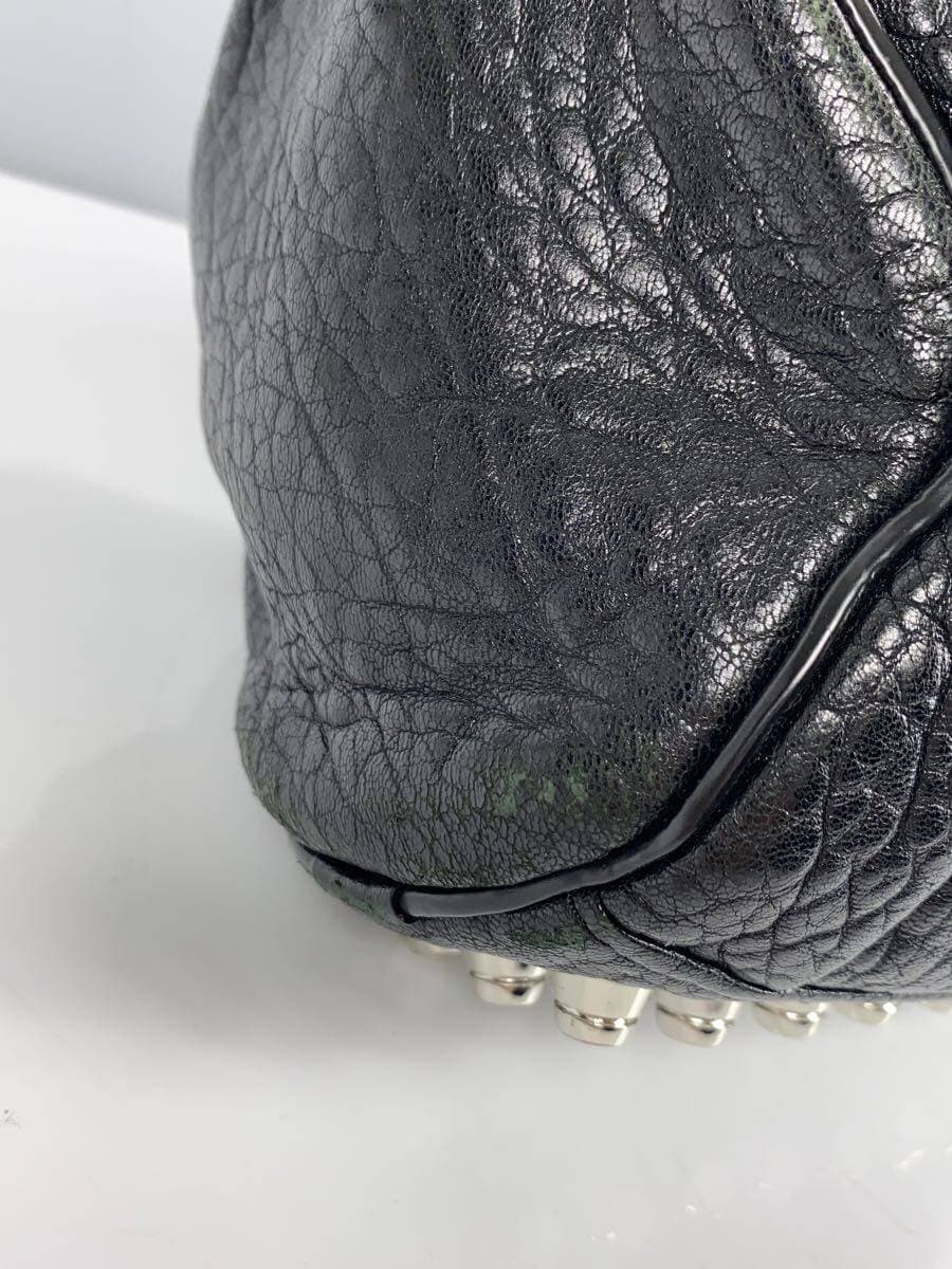 Alexander Wang Rockie Shoulder Bag Leather BLK Solid 9