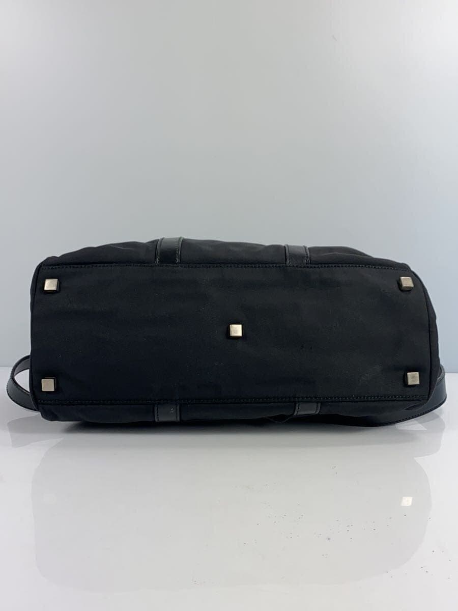 GUCCI Boston Bag Nylon Black Plain 012 2020 0325 04 4