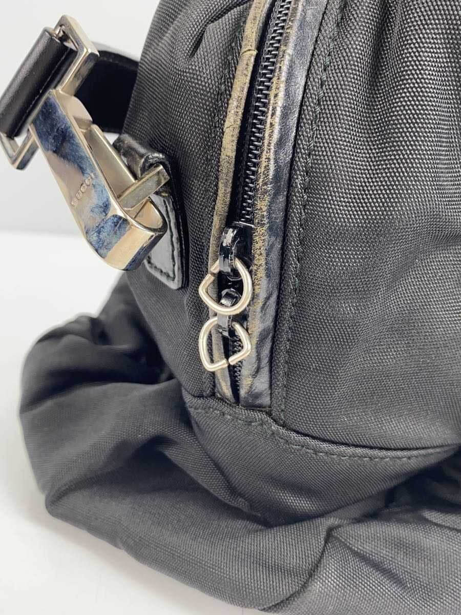 GUCCI Boston Bag Nylon Black Plain 012 2020 0325 04 7