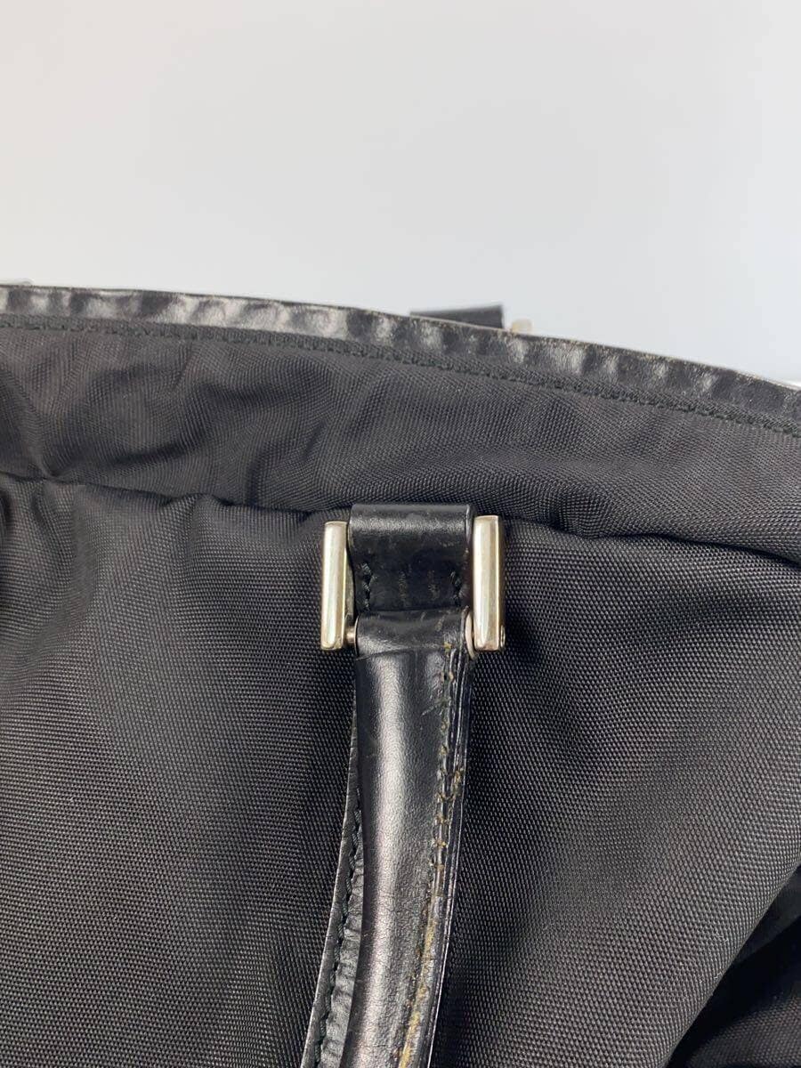 GUCCI Boston Bag Nylon Black Plain 012 2020 0325 04 8