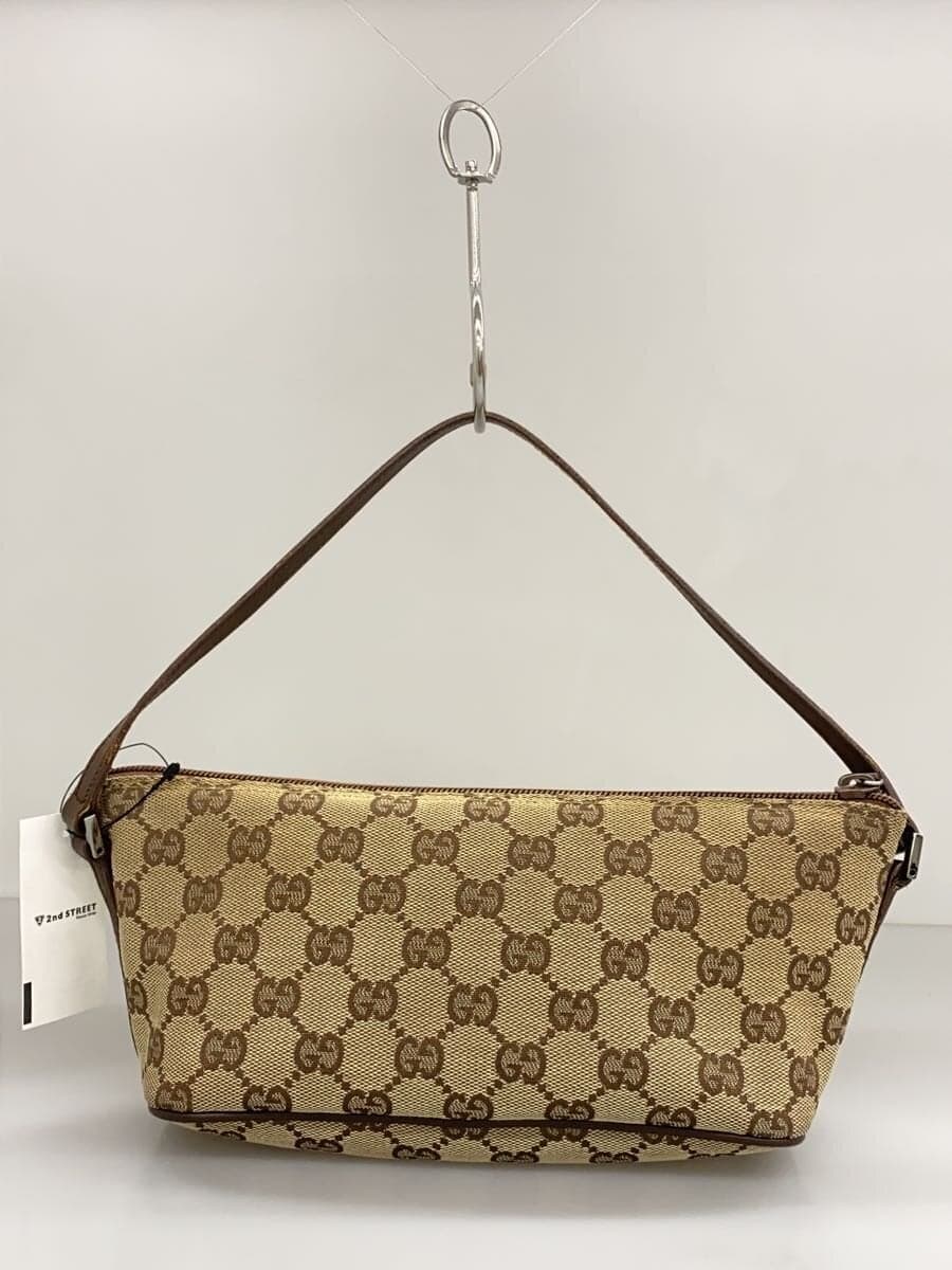 GUCCI Pouch_GG Canvas -- BRW All-over Print 07193 3