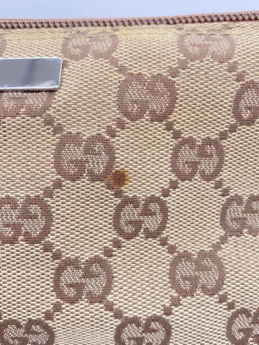 GUCCI Pouch_GG Canvas -- BRW All-over Print 07193 7