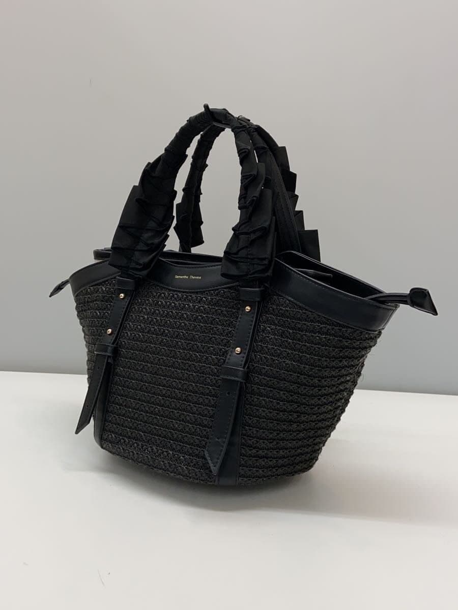 Samantha Thavasa Basket Bag BLK 2