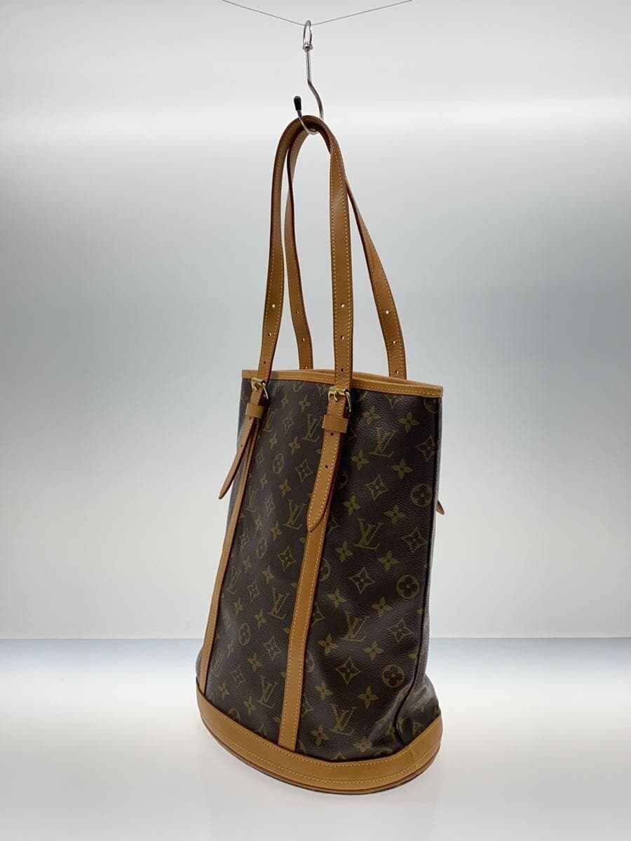 LOUIS VUITTON Bucket GM_Monogram Canvas PVC BRW All Over Pattern 2