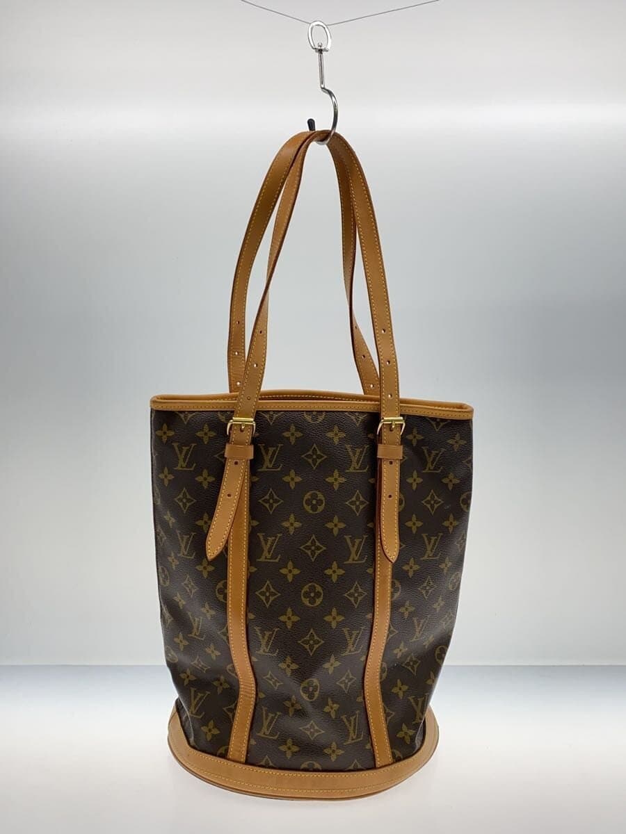 LOUIS VUITTON Bucket GM_Monogram Canvas PVC BRW All Over Pattern 3