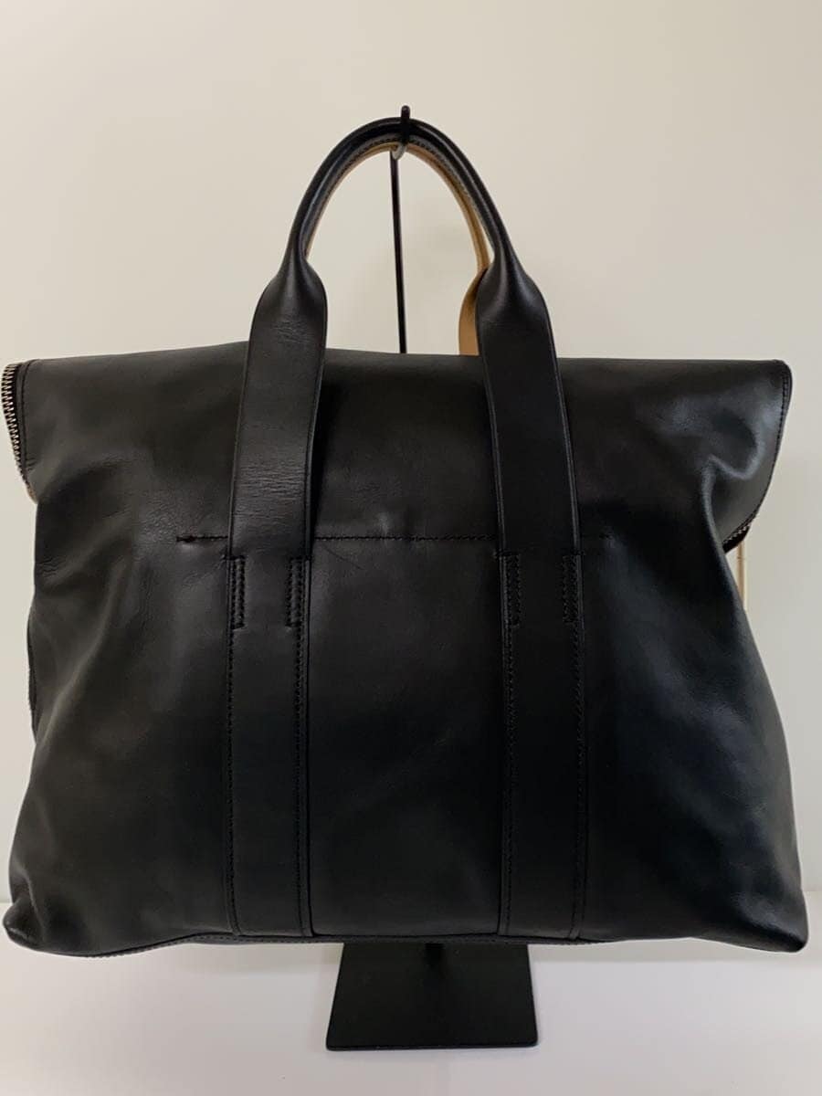 3.1 Phillip Lim Tote Bag Leather BLK AC00-0306CPO 3