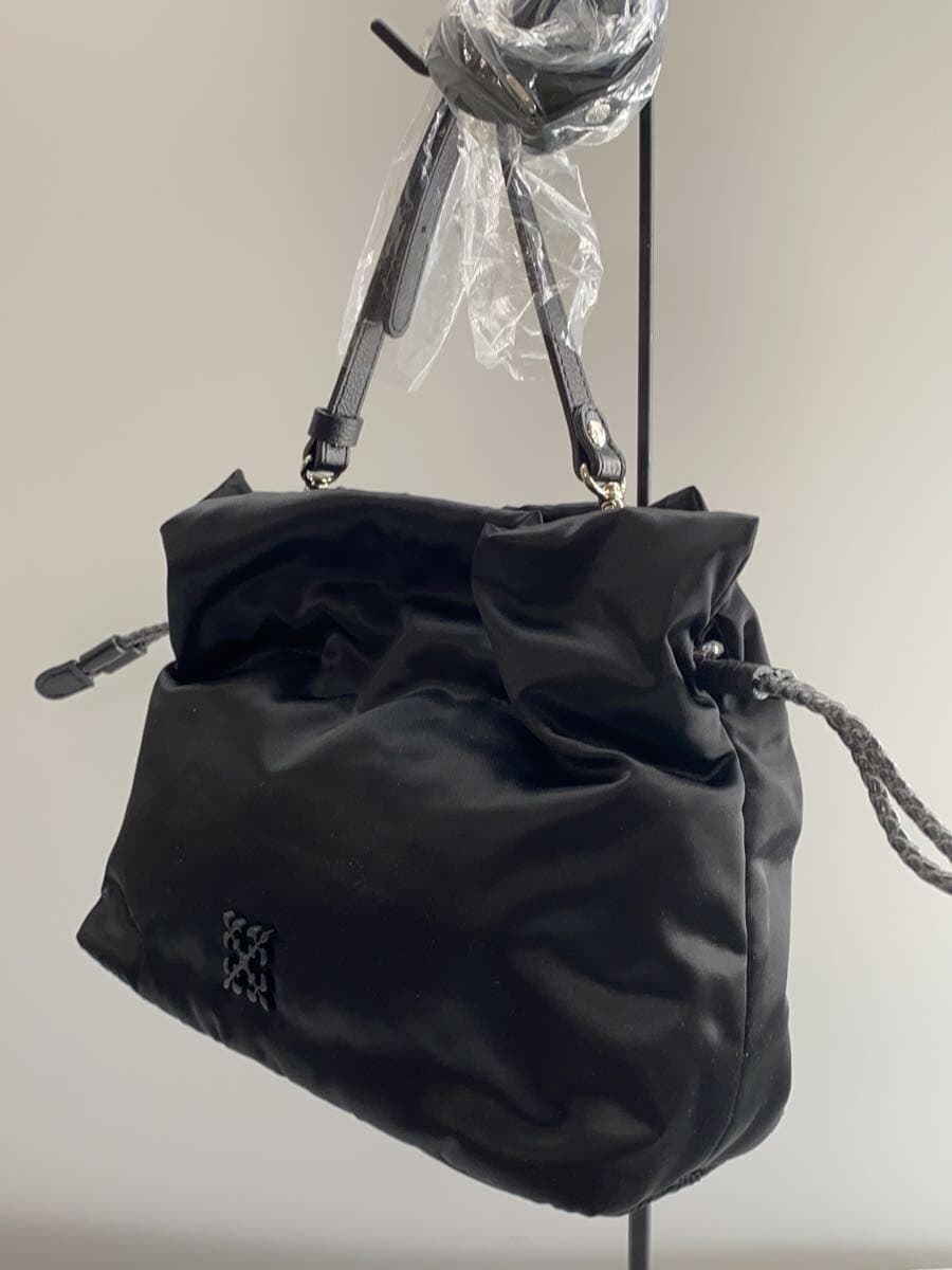 russet Shoulder Bag Cowhide BLK Solid CE-1491 2