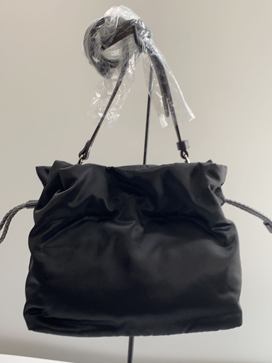 russet Shoulder Bag Cowhide BLK Solid CE-1491 3