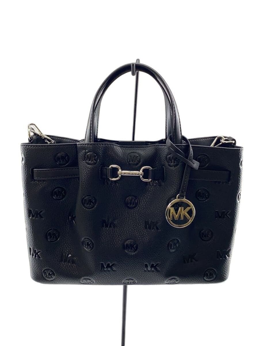 MICHAEL KORS Bag Leather BLK All Over Pattern