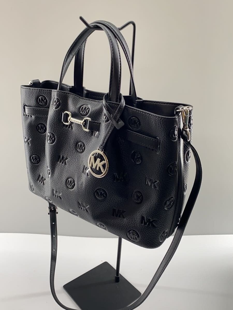 MICHAEL KORS Bag Leather BLK All Over Pattern 2
