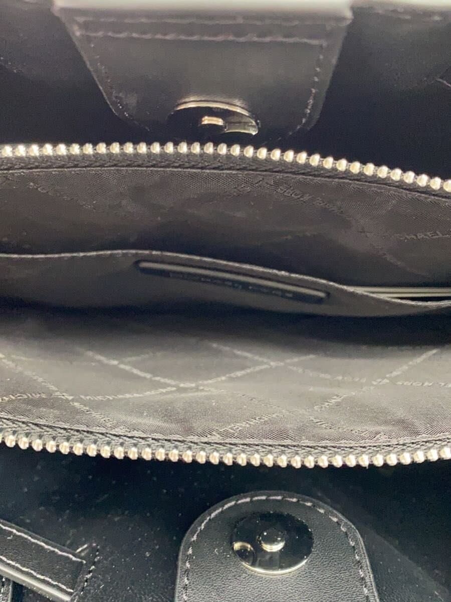 MICHAEL KORS Bag Leather BLK All Over Pattern 6