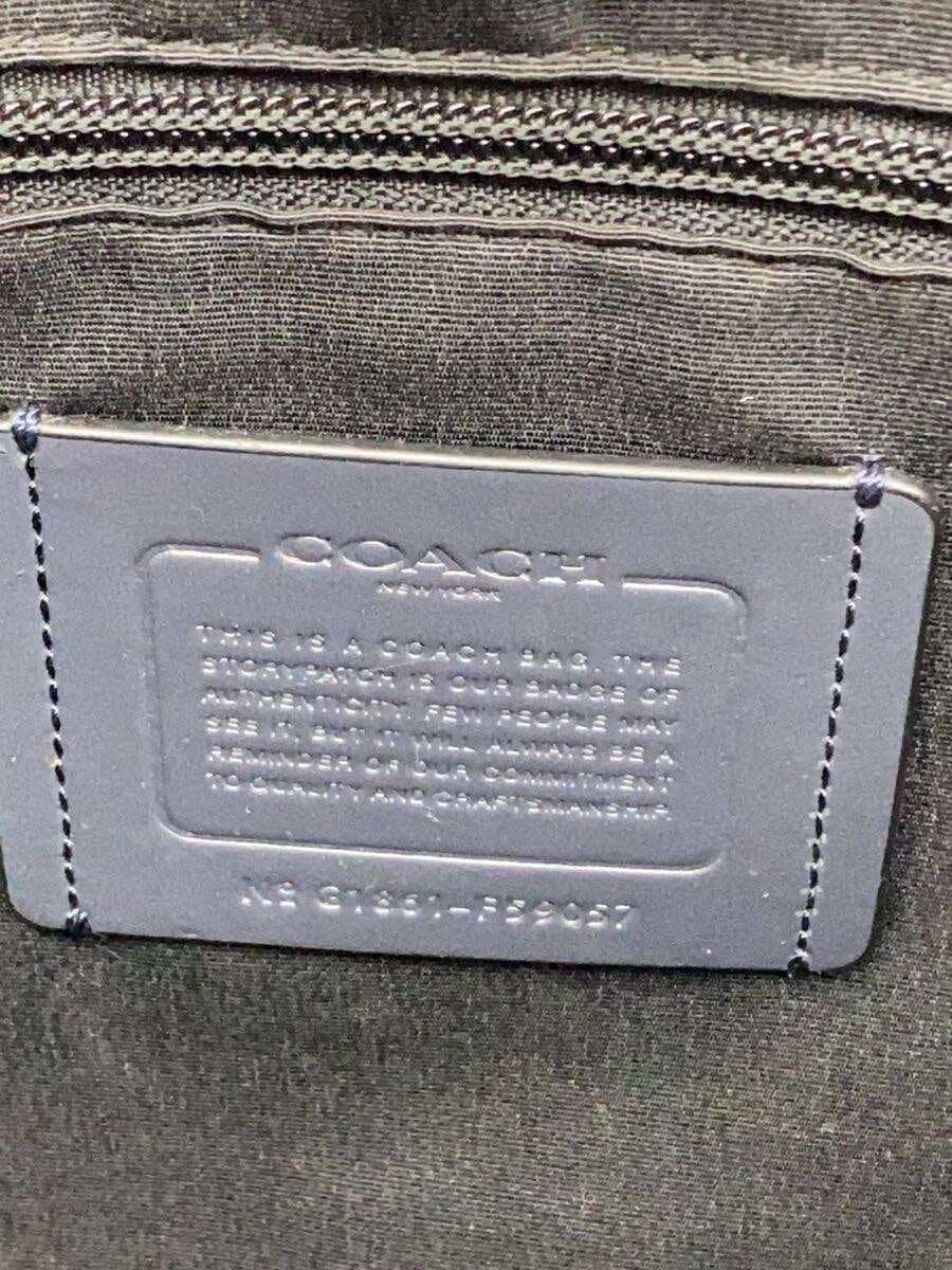 COACH Bag Leather NVY Solid F59057 5