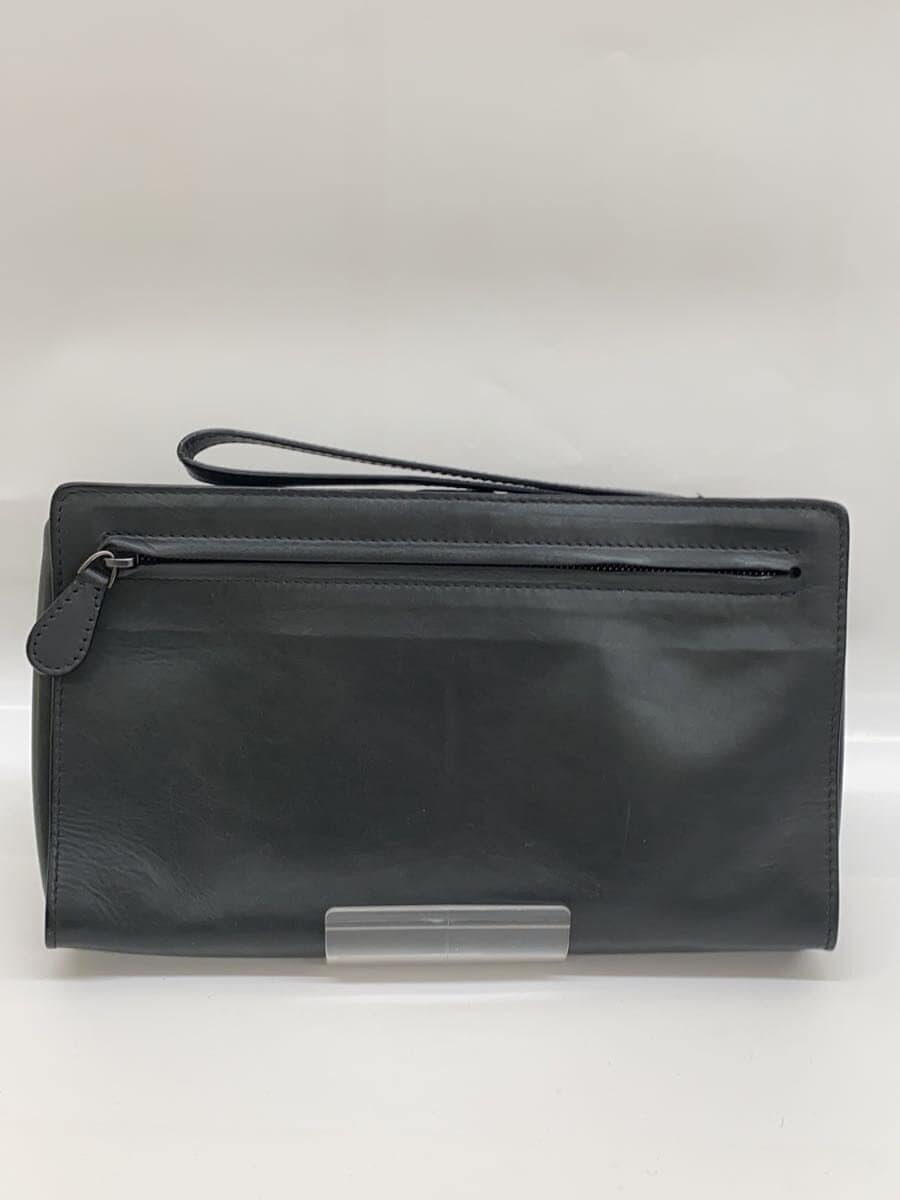 BOTTEGA VENETA Second Bag Leather GRY Solid 3