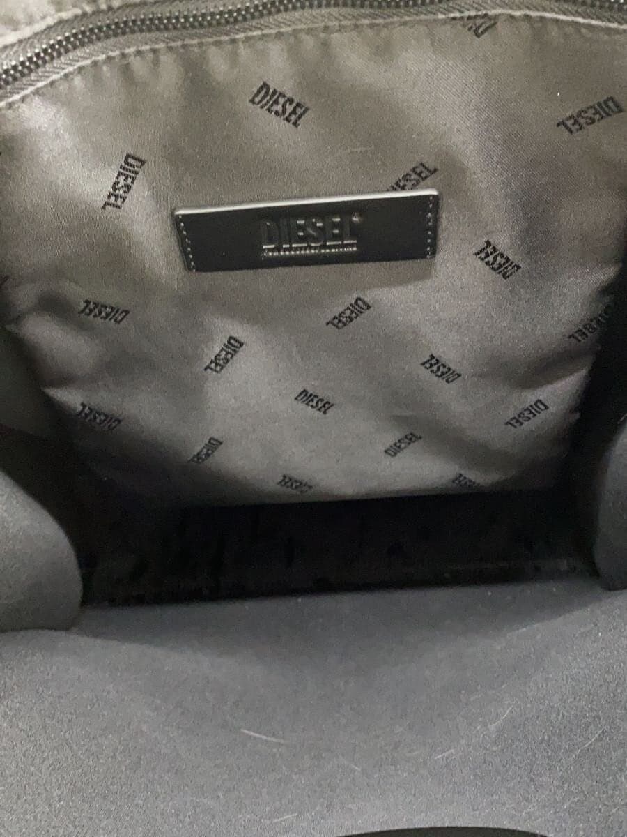 DIESELHOLI-D SHOPPER Tote Bag Faux Leather BLK 6