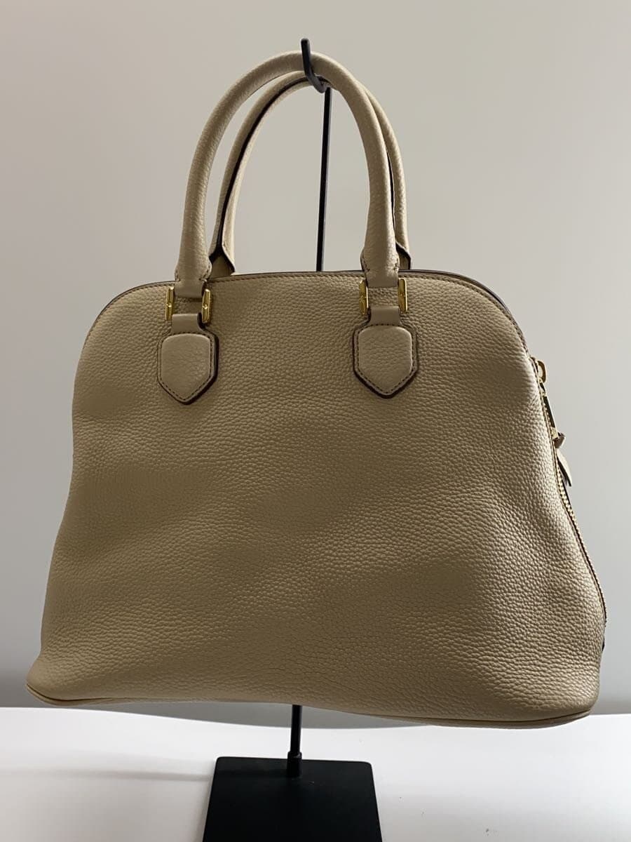 TORY BURCH Handbag Leather BEG 3