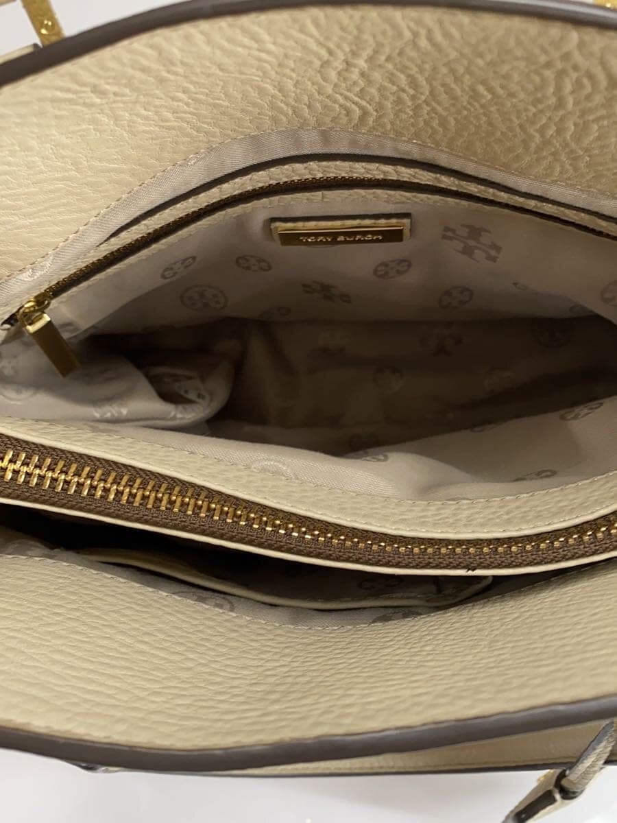 TORY BURCH Handbag Leather BEG 6