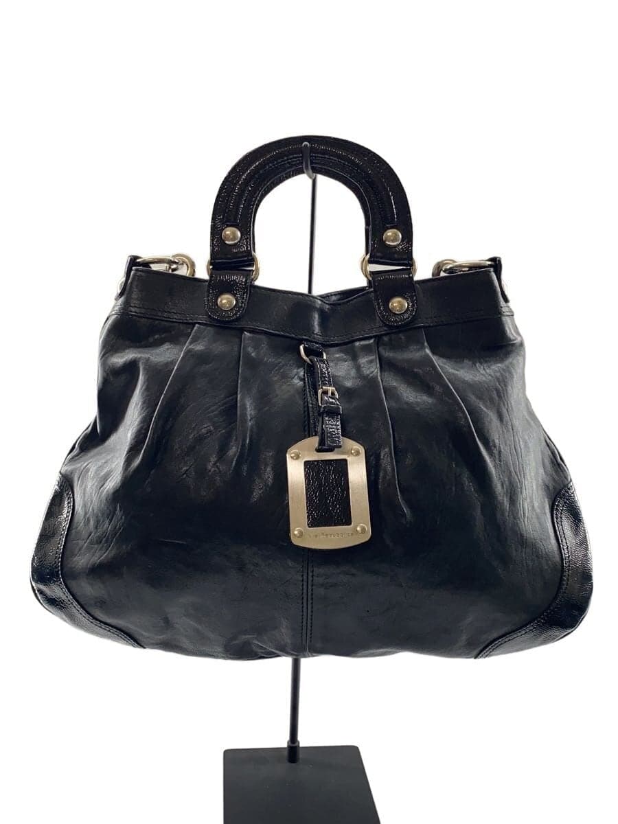 Via Repubblica Handbag Leather BLK