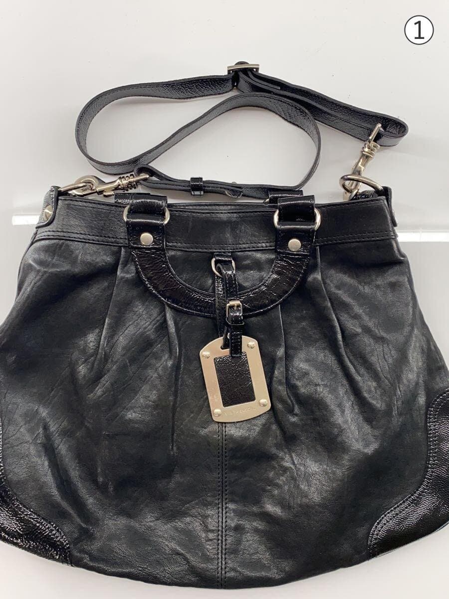 Via Repubblica Handbag Leather BLK 7