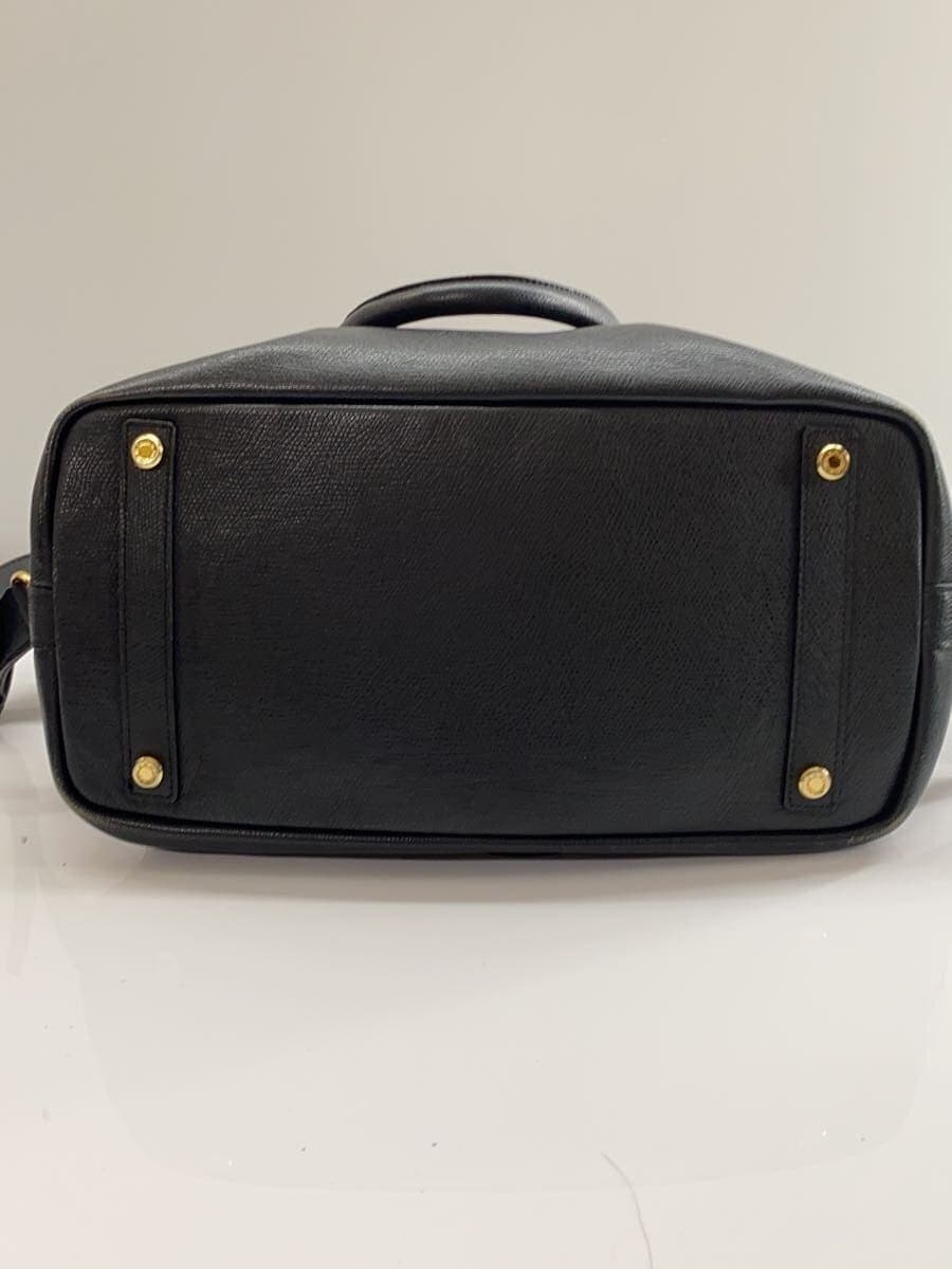 A.D.M.J. Boston Bag Leather BLK 4