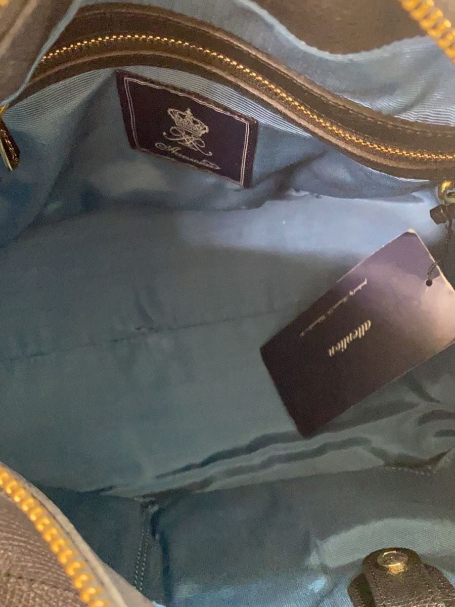 A.D.M.J. Boston Bag Leather BLK 6