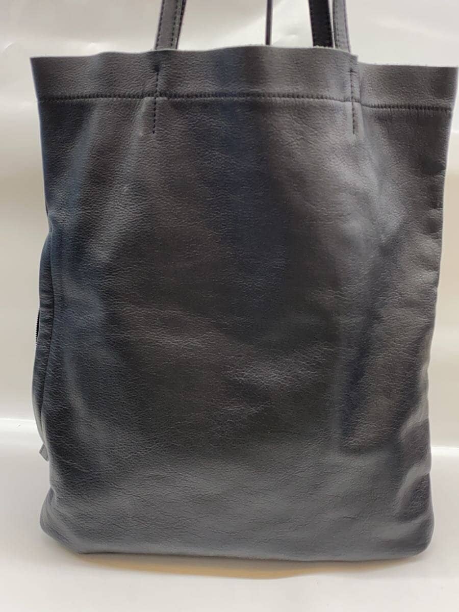 ear PAPILLONNER Tote Bag Leather BLK Solid 3