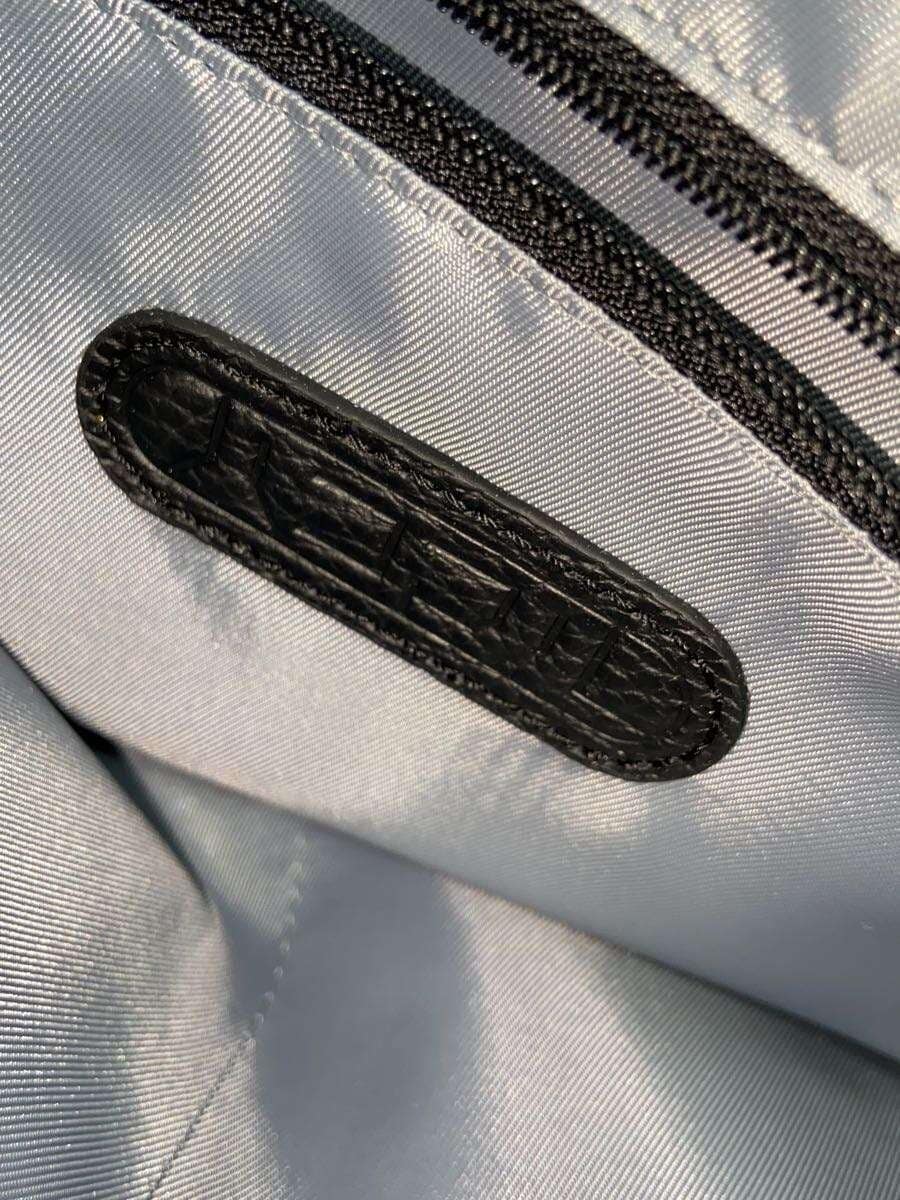 Other Brand Hakomaru Tote Bag Leather BLK Solid 5