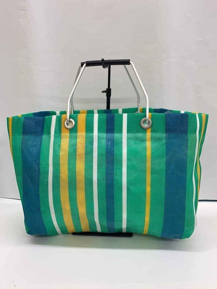 MARN Imarket stripe Tote Bag GRN Stripe 3