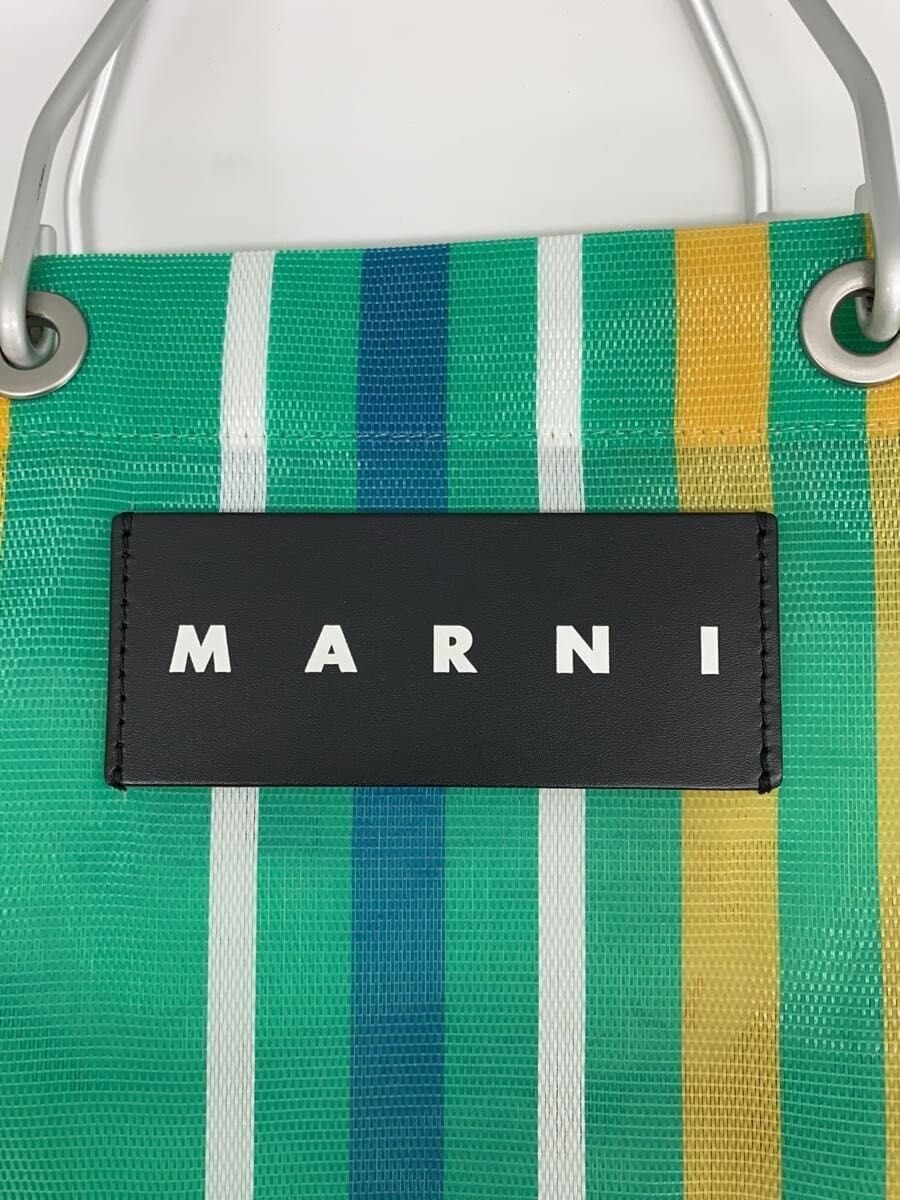 MARN Imarket stripe Tote Bag GRN Stripe 5