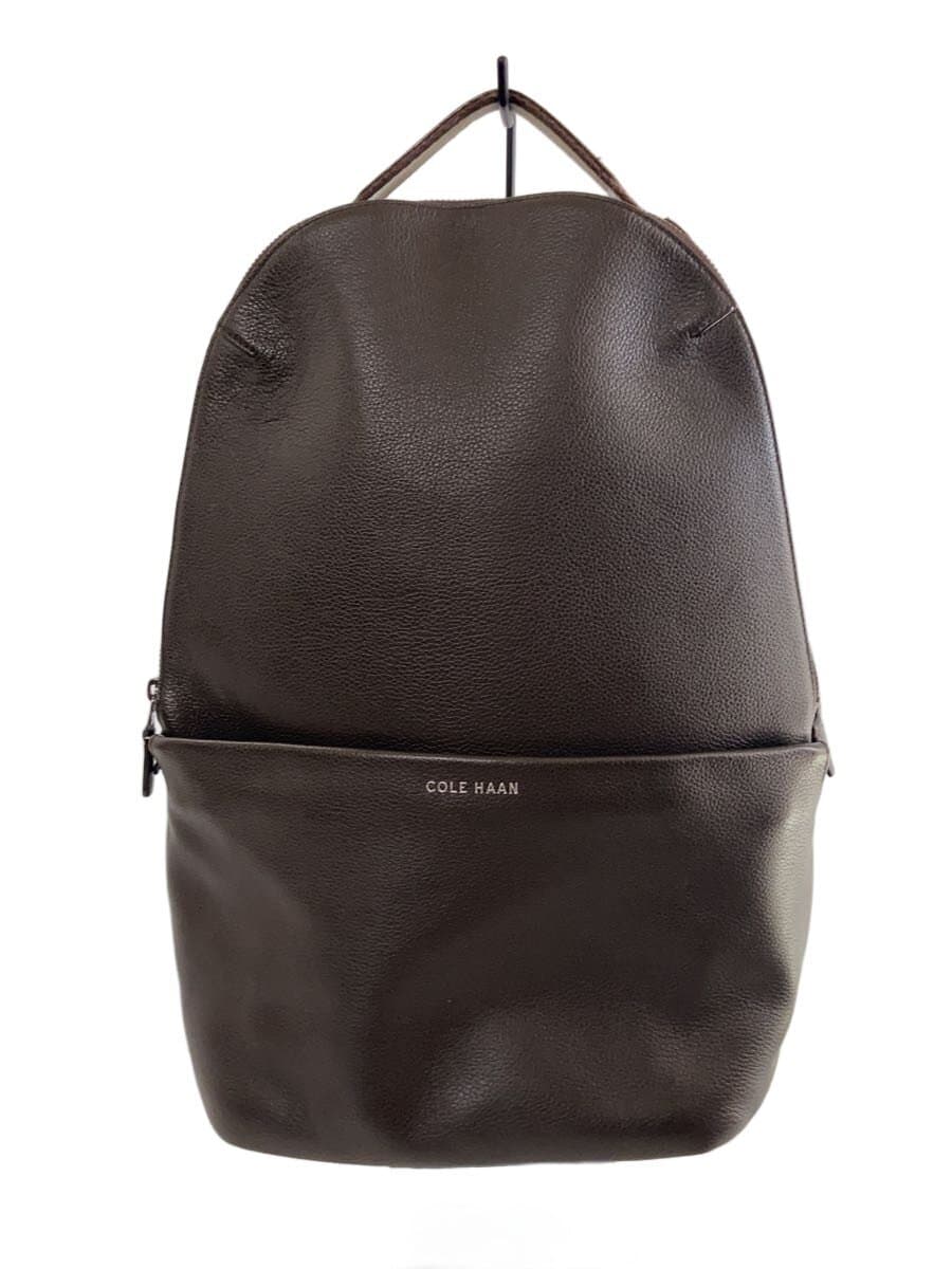 COLE HAAN Backpack Leather BRW Solid