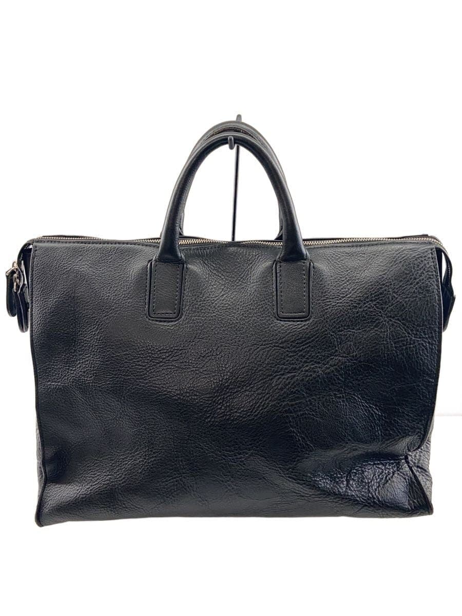 INDEED Boston Bag Leather BLK