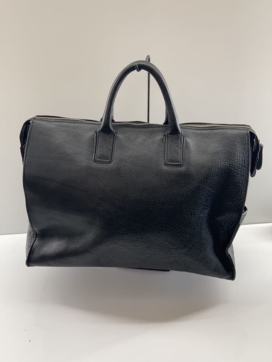 INDEED Boston Bag Leather BLK 3