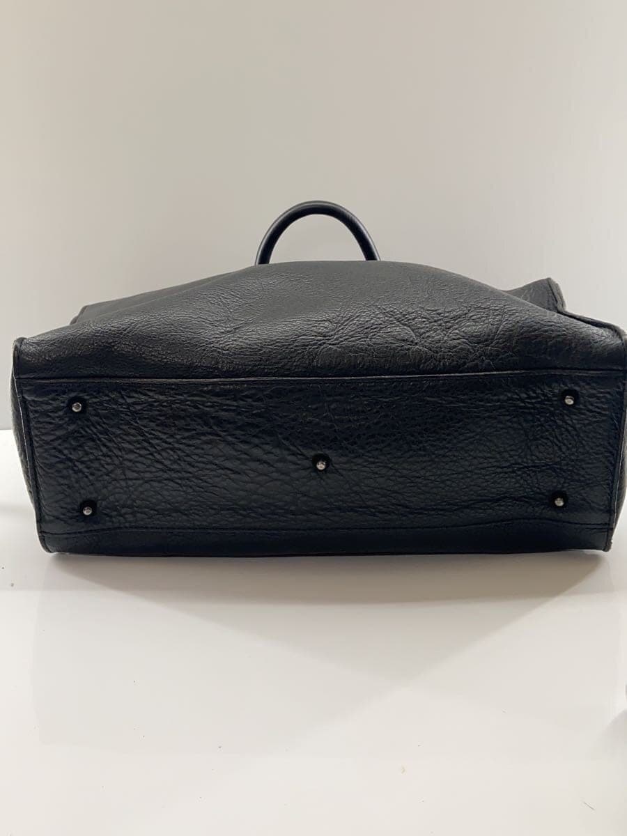 INDEED Boston Bag Leather BLK 4
