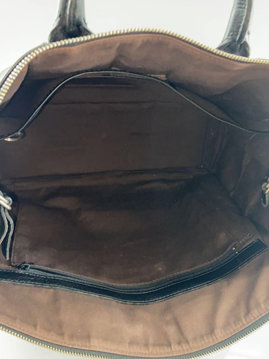 INDEED Boston Bag Leather BLK 5