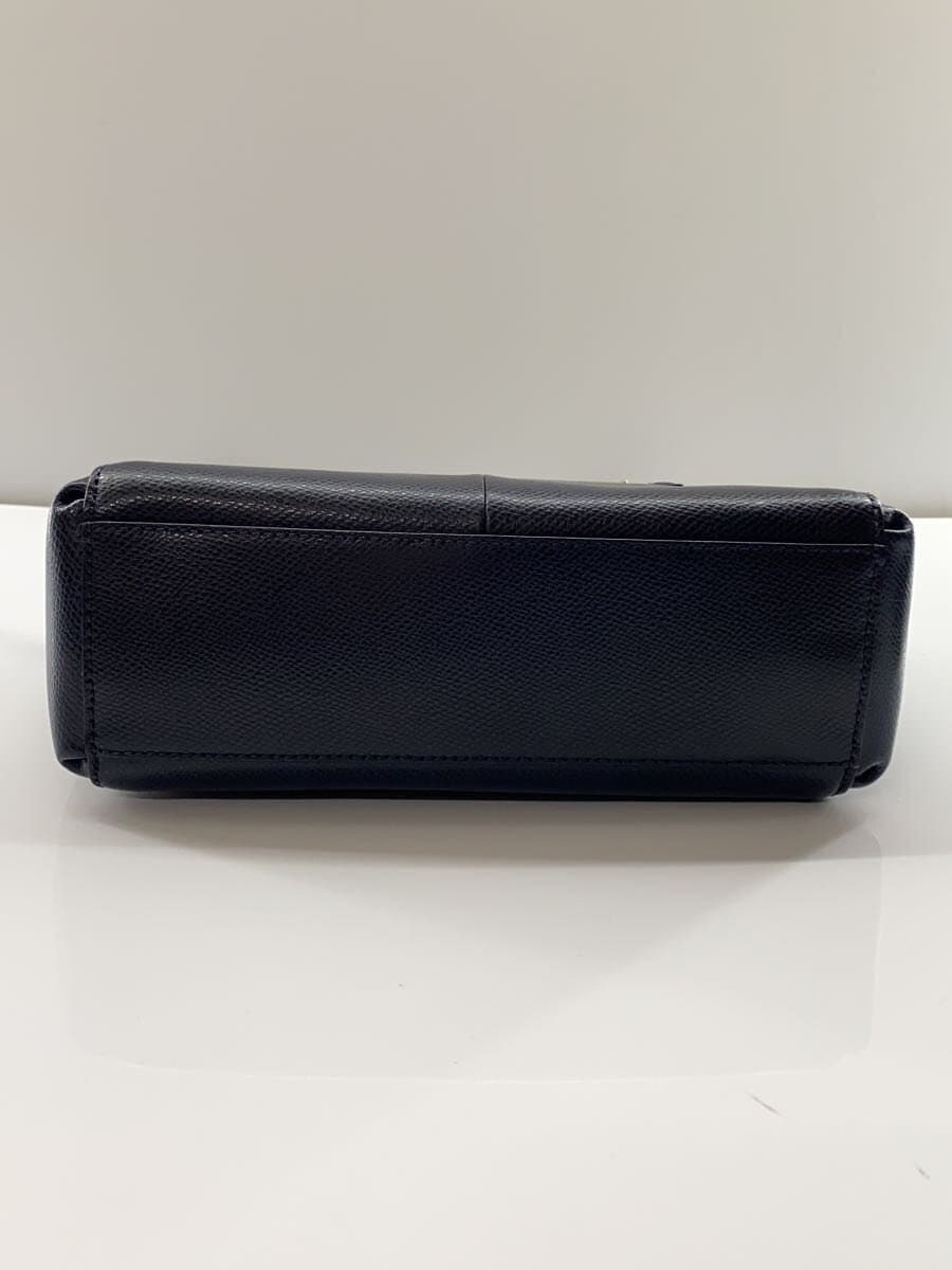 COACH2-Way Shoulder Bag Leather NVY 4