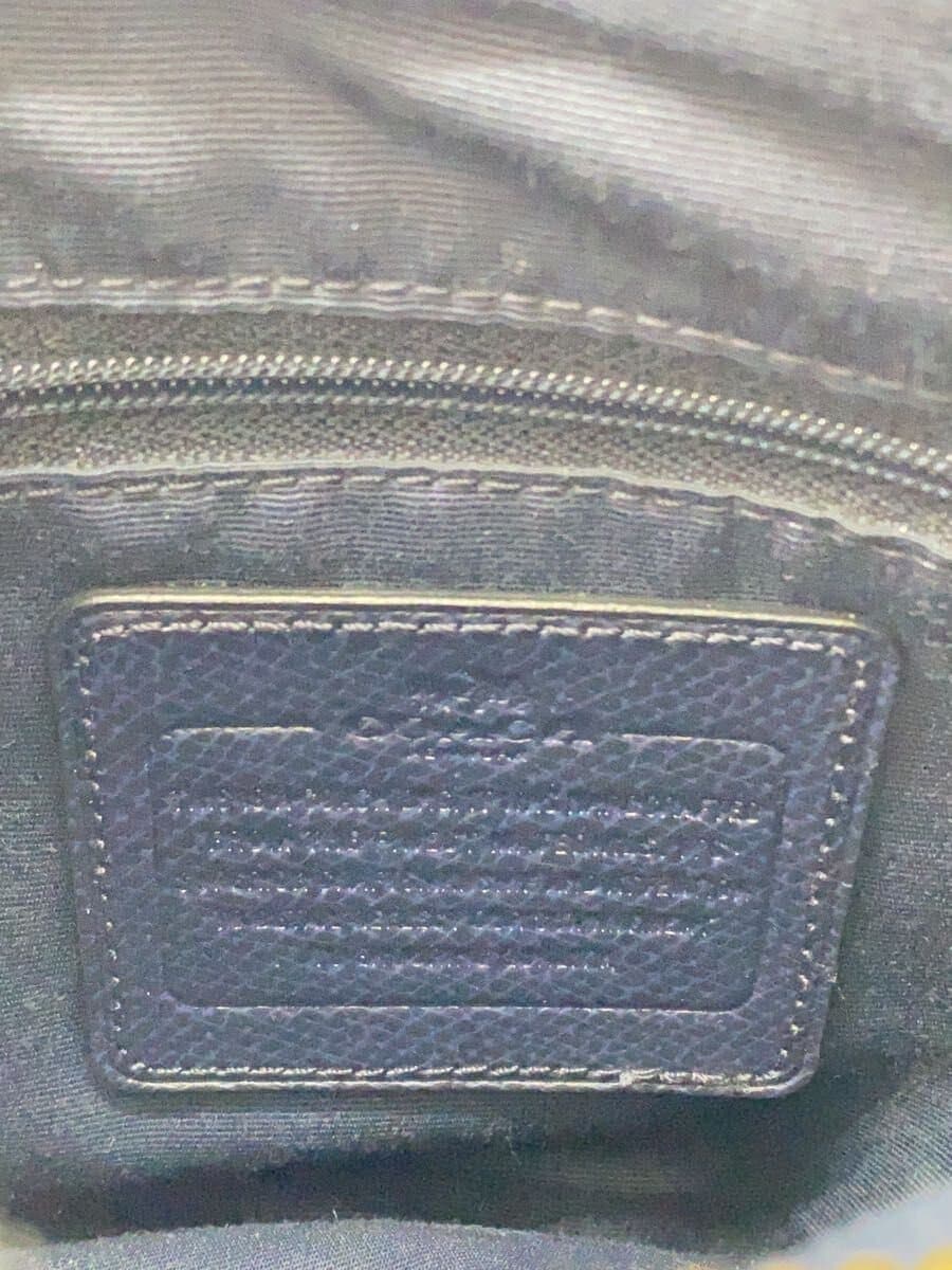 COACH2-Way Shoulder Bag Leather NVY 5