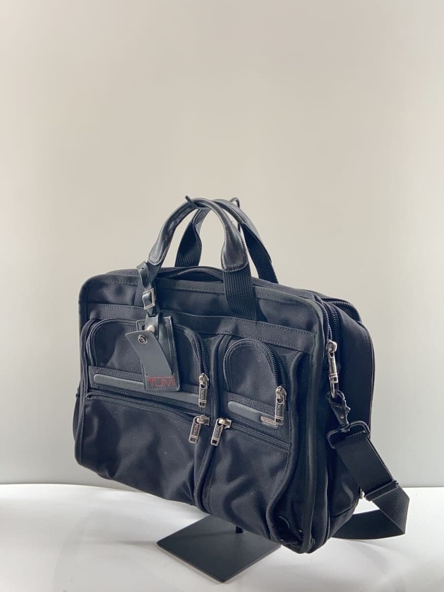 TUMI briefcase -- Black Black Solid 2