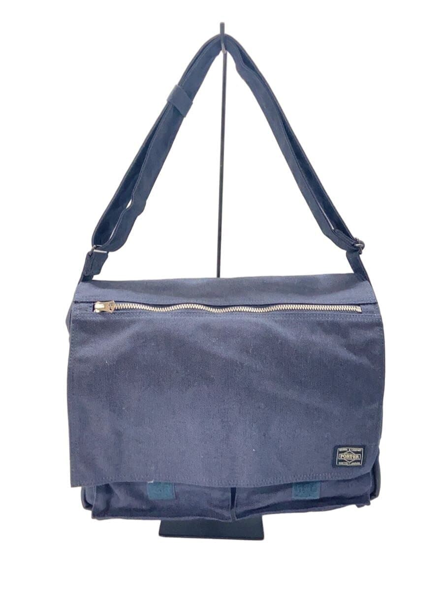 PORTER shoulder bag -- indigo plain