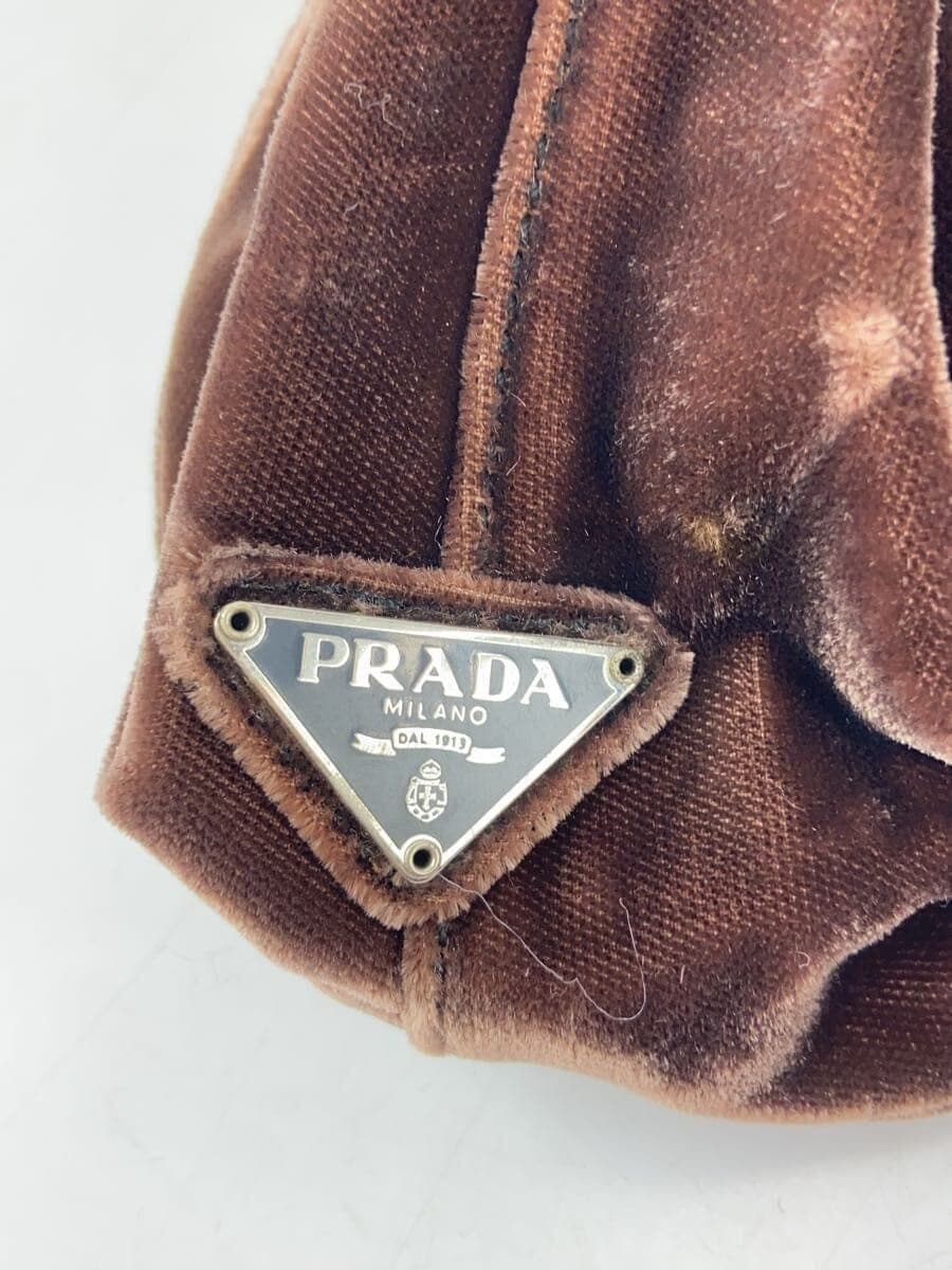 PRADA Handbag Velour BRW 5