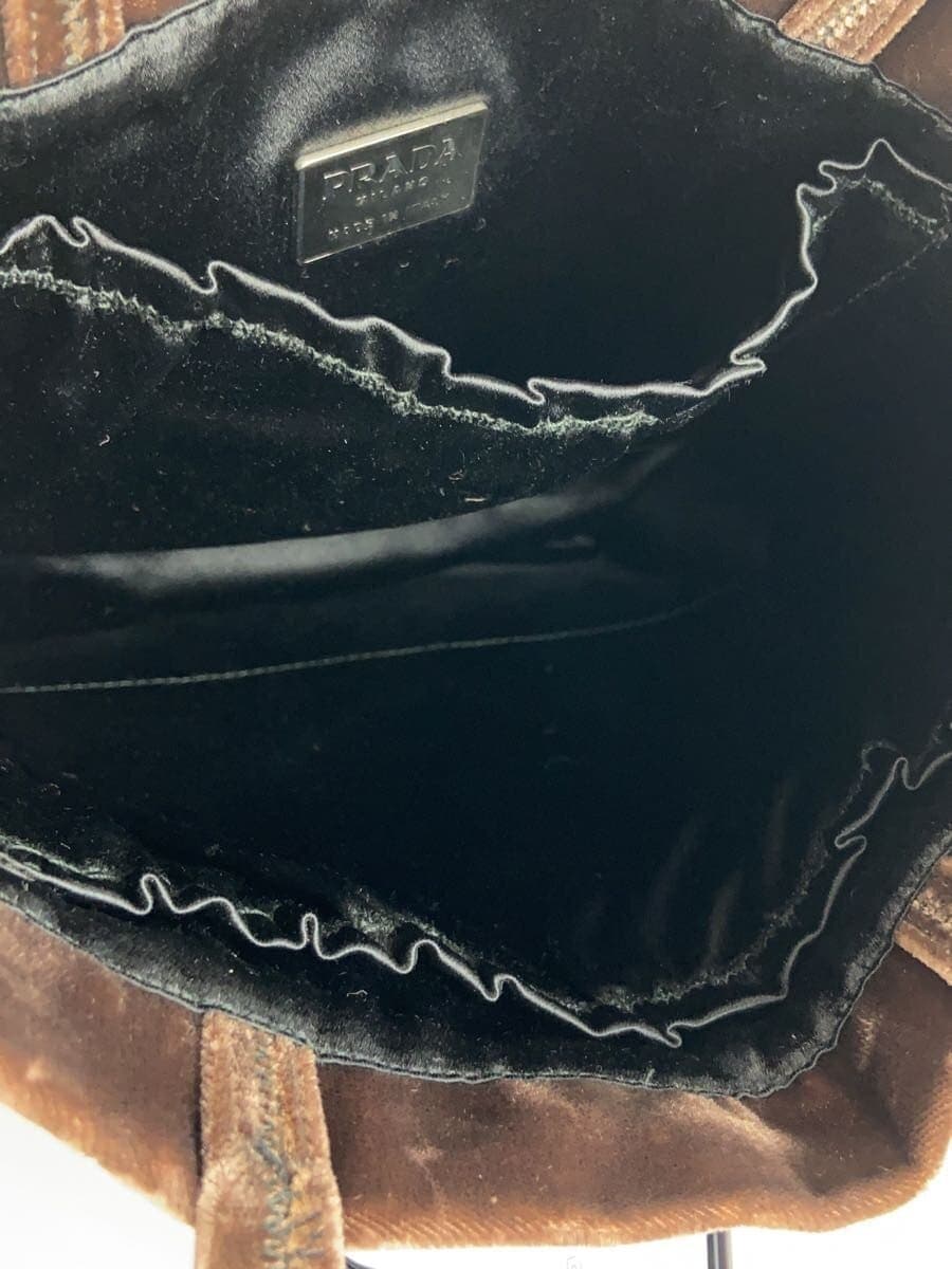 PRADA Handbag Velour BRW 6