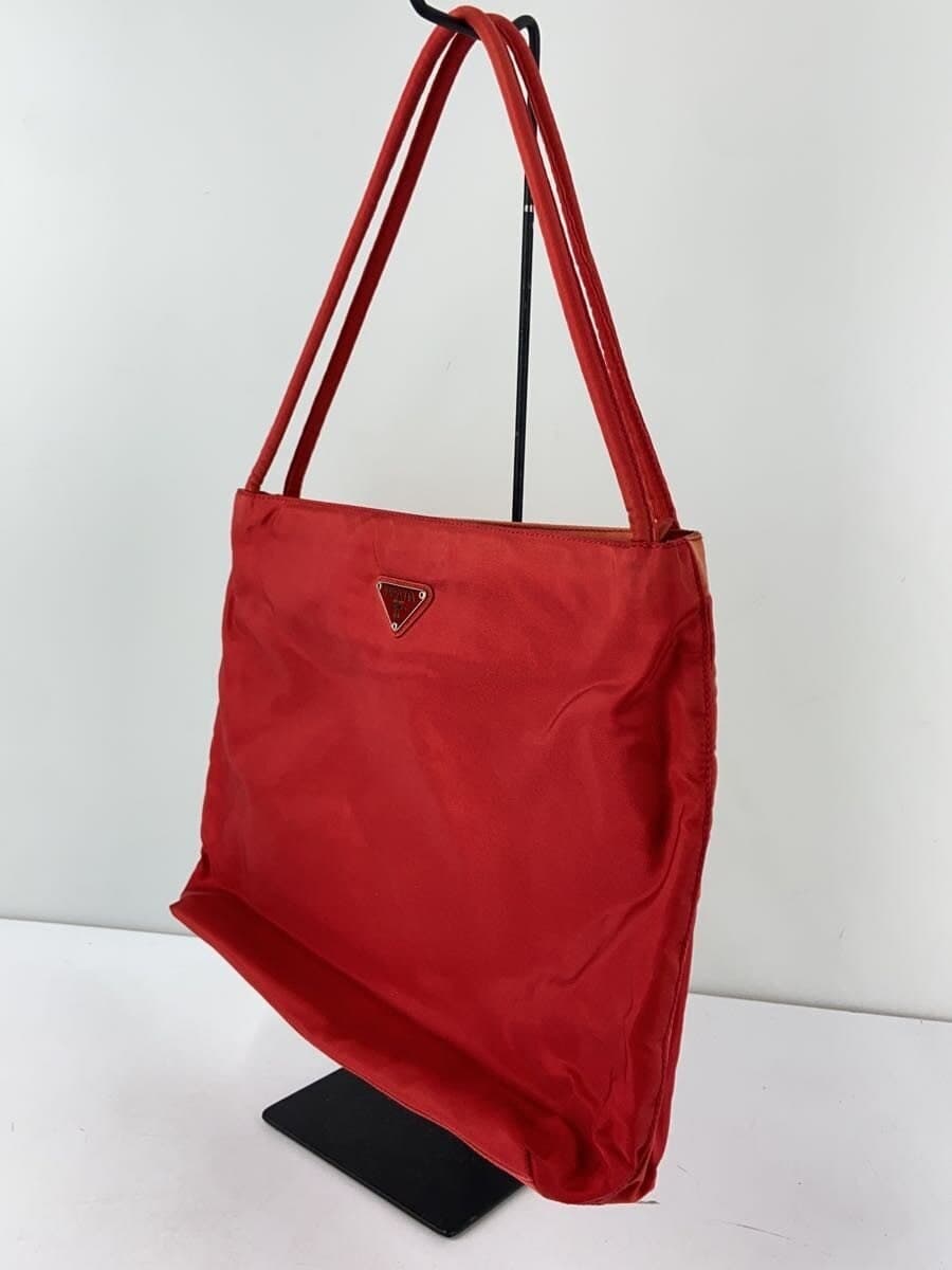 PRADA Handbag Nylon RED 2