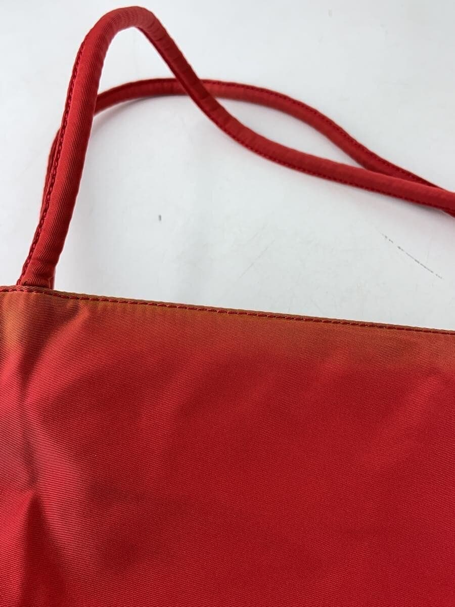 PRADA Handbag Nylon RED 8