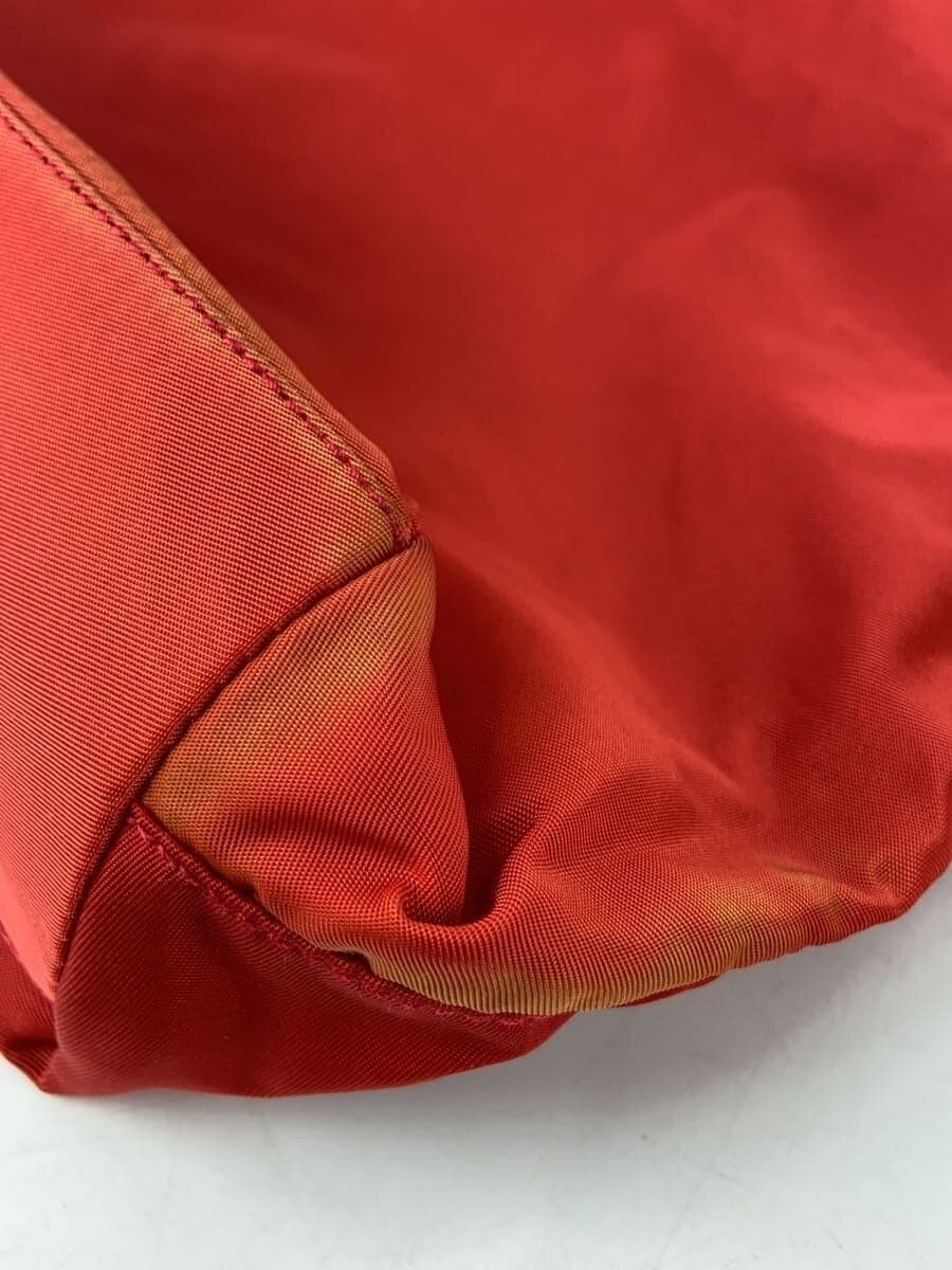 PRADA Handbag Nylon RED 9