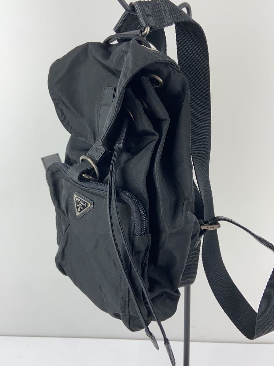 PRADA Backpack Nylon BLK 2