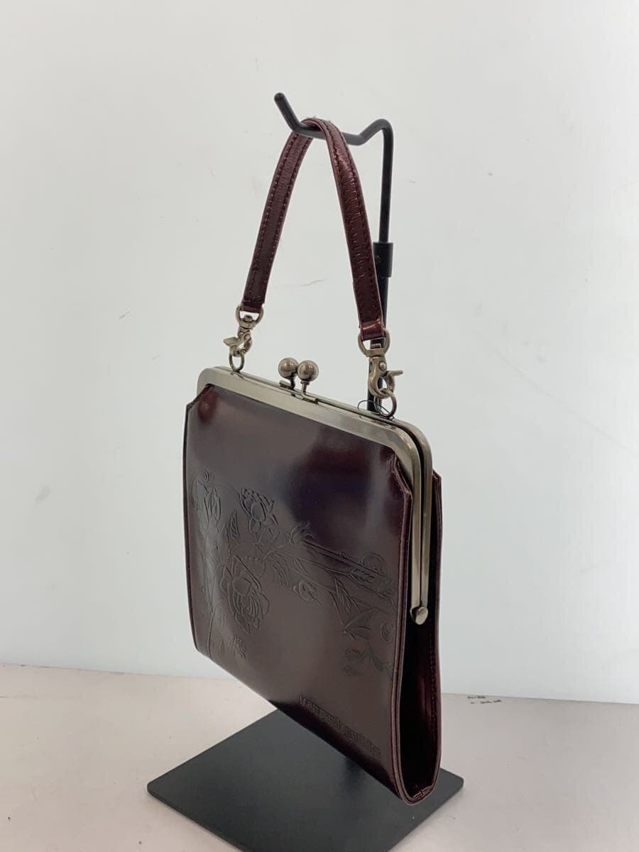 Jean Paul Gaultier handbag -- BRD plain burgundy rose red 2