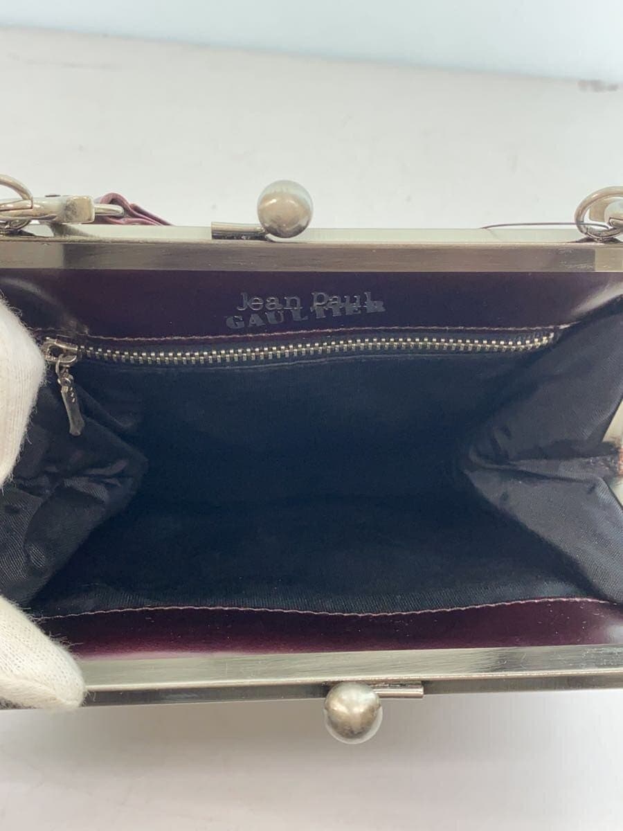 Jean Paul Gaultier handbag -- BRD plain burgundy rose red 6