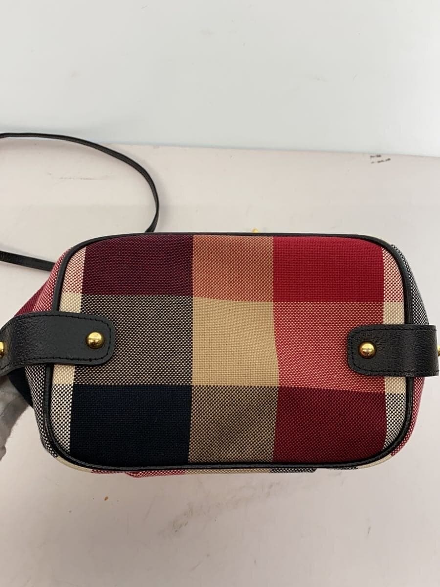 BLUE LABEL CRESTBRIDGE Shoulder Bag RED Check 4