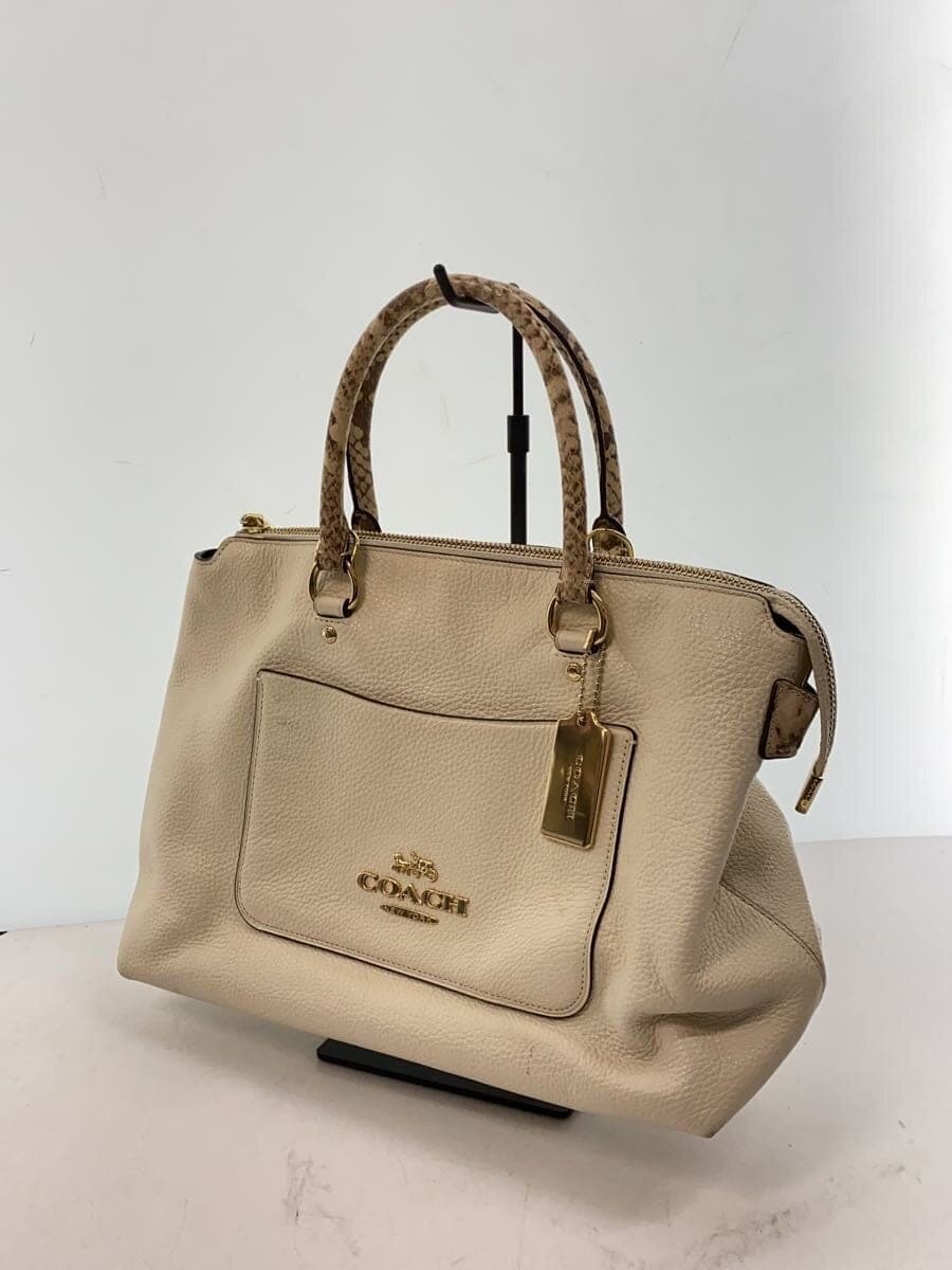 COACH Handbag PVC CRM Solid F39604 2