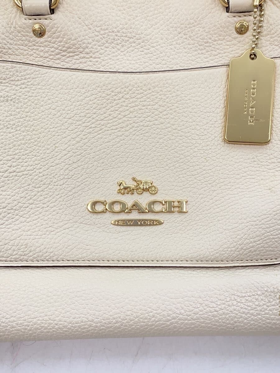 COACH Handbag PVC CRM Solid F39604 5