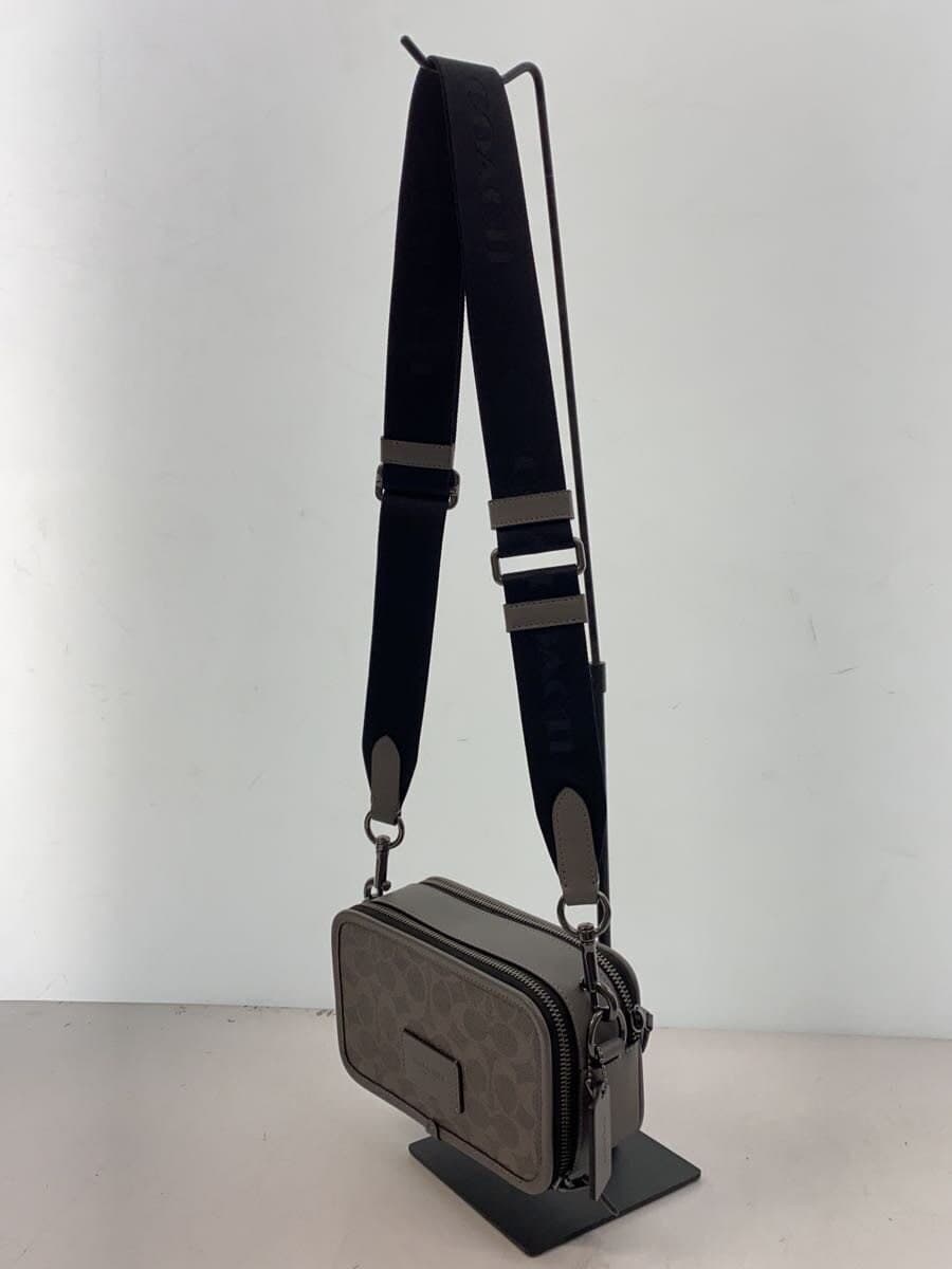 COACH Shoulder Bag PVC Gray Allover Pattern CW365 2
